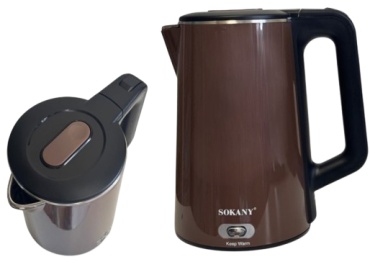 Электрочайник SOKANY SK-09032 темно-коричневый