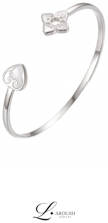 Laroush Jewelry SRN-BE-00S11-01-NON-03 длина 16 см, вес 7.8 г серебро, плетение отсутствует