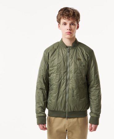 Демисезонная куртка LACOSTE хаки