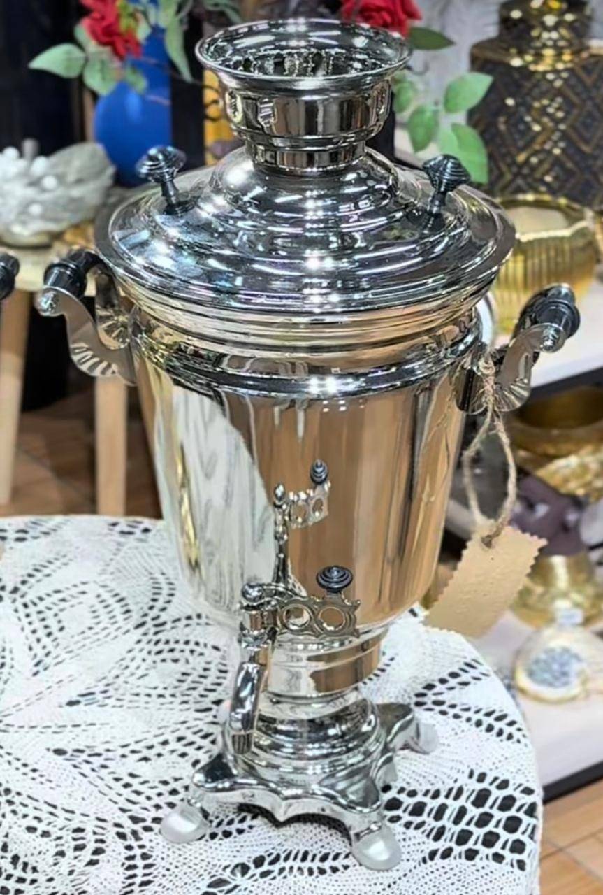 Самовар 16494139_622866857 4 л, латунь