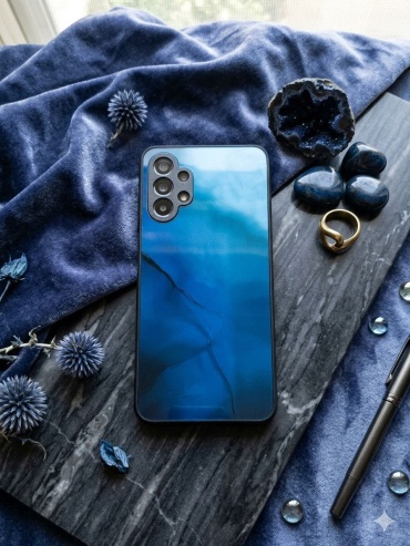 Чехол для Samsung Galaxy A32 синий