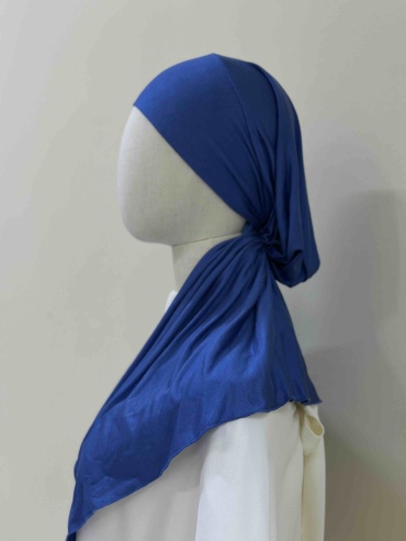 Платок Turban style размер универсальный, светло-синий