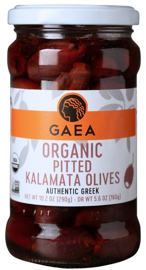 GAEA оливки каламата с косточкой органик 315 г