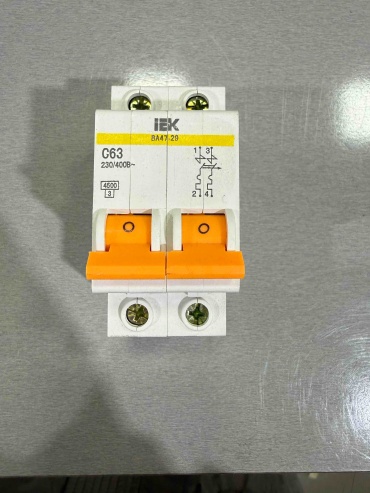 IEK автоматический выключатель 2P 63 A, 4.5 кА, 220/400 В
