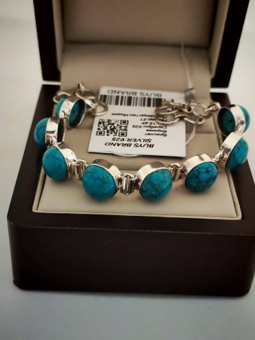 BUYS BRAND 82491512G8 длина 21 см, вес 15.69 г серебро, плетение якорное