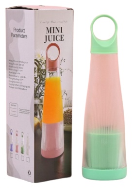 Блендер портативный Блендер бутылка Mini Juice зеленый