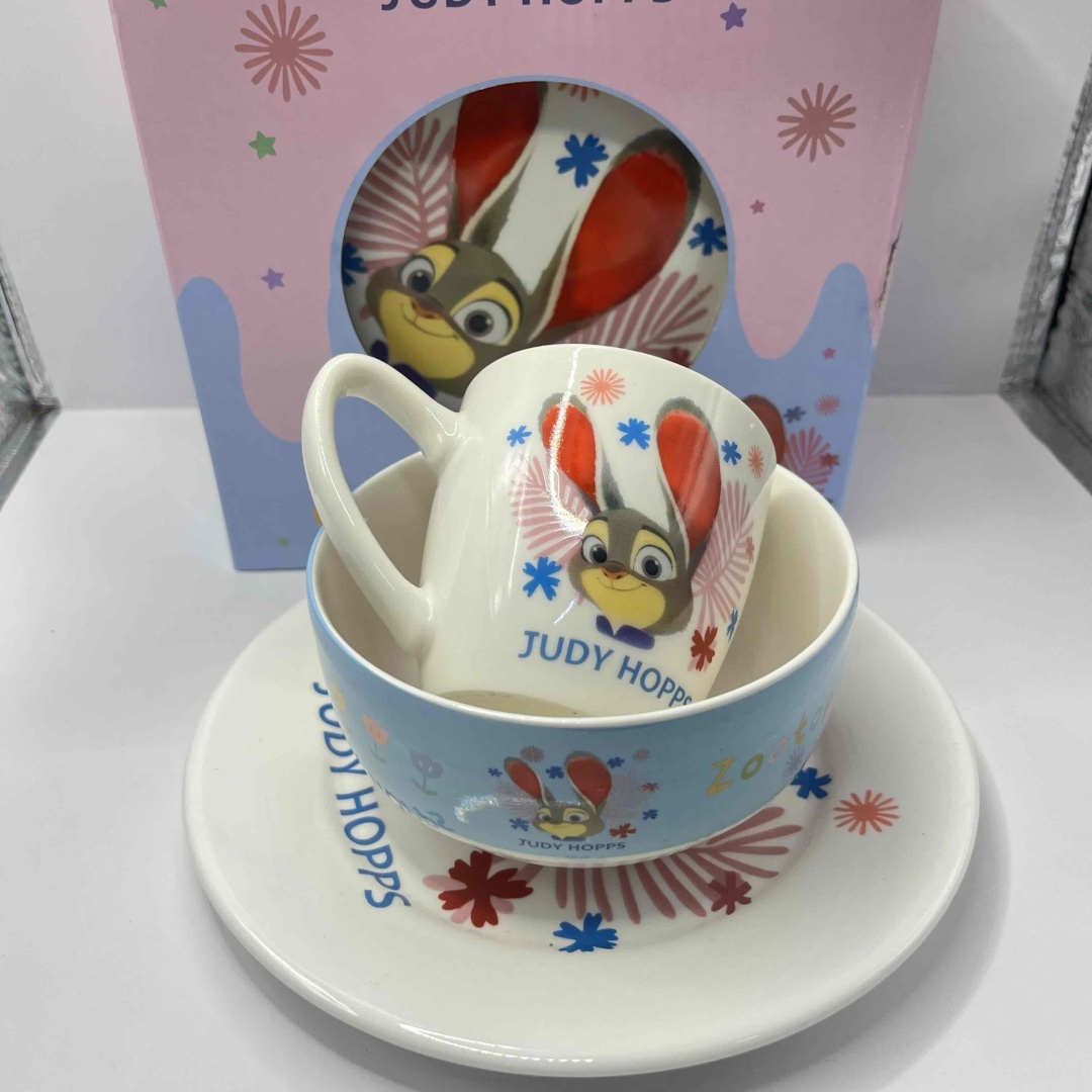 Сервиз на 1 персону , предметов: 3, детский, керамика