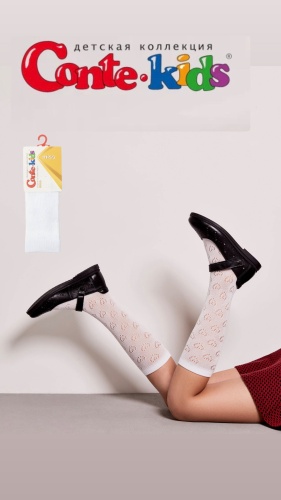 Гольфы Conte-Kids 20с-205сп055 1 пара белый 33-35