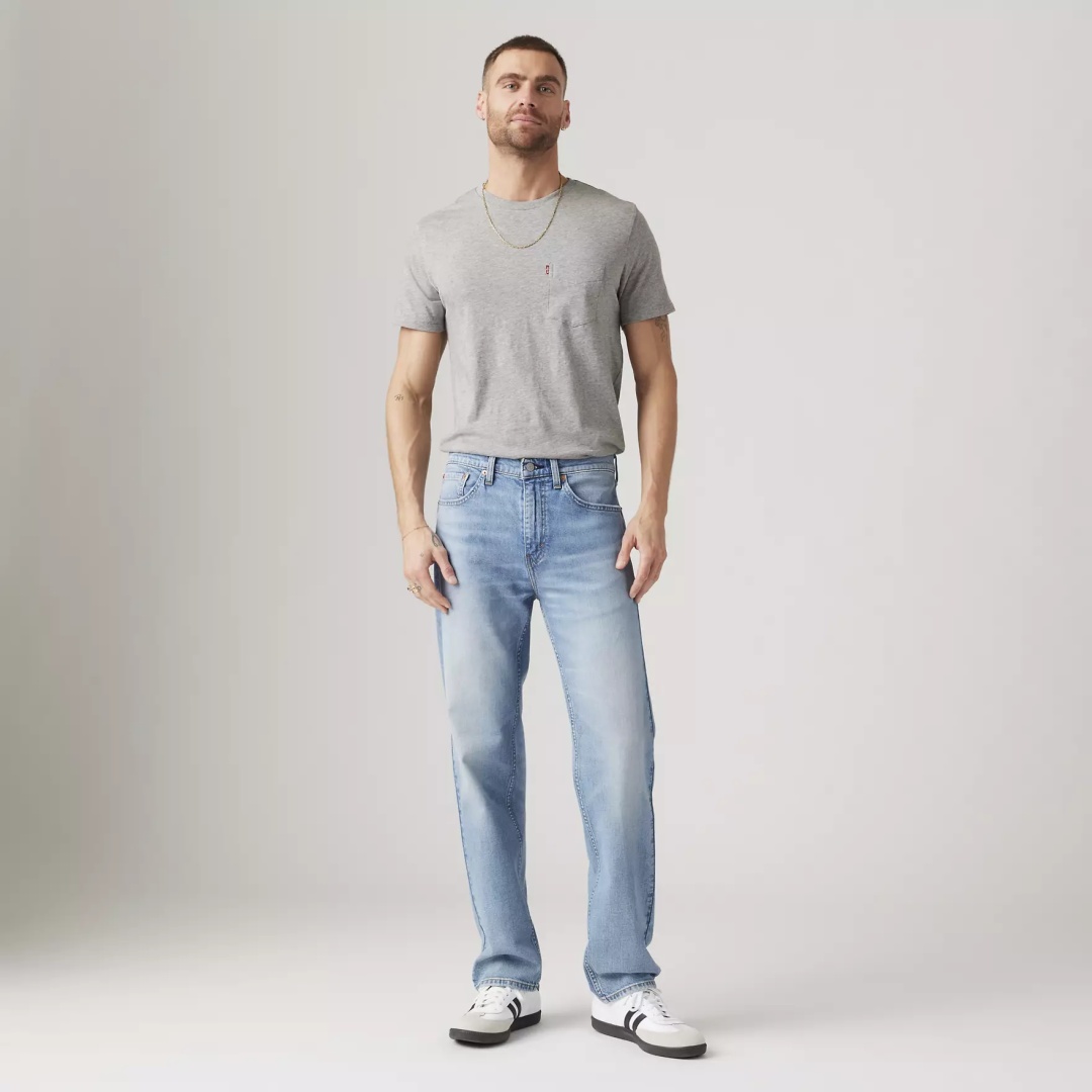 Джинсы прямые Levis голубой