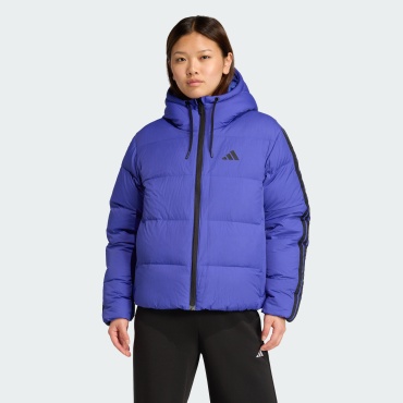 Пуховик adidas синий