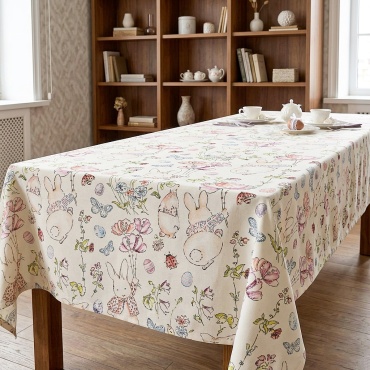 Скатерть With love A.B. 330x150 см, хлопок, дак, 1 шт