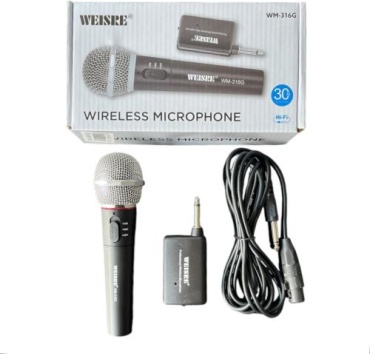 Микрофон WEISRE WM-316G черный