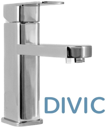 Смеситель DIVIC DV-1-10-F, цинк, цвет хром