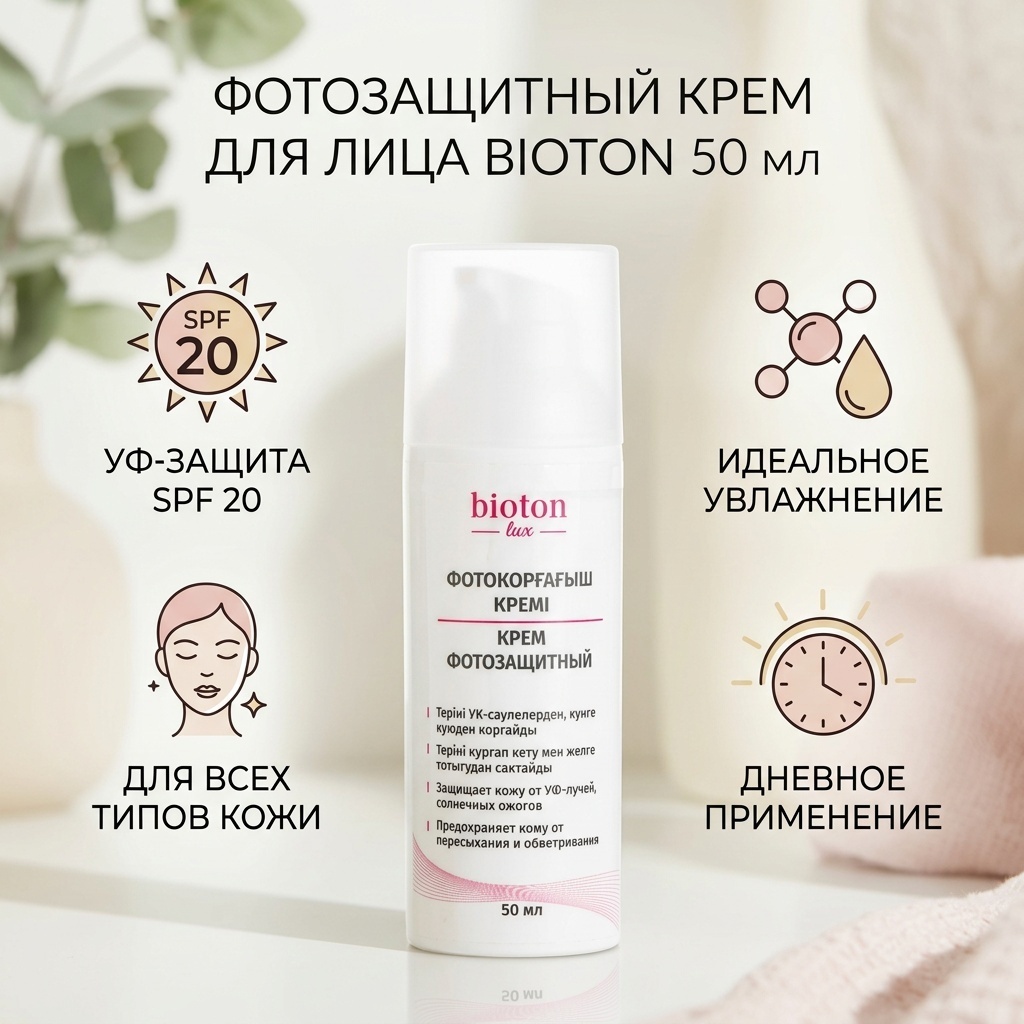 Bioton крем Фотозащитный для лица 50 мл