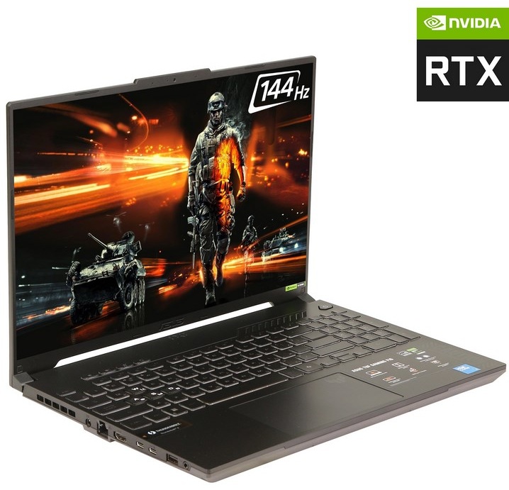 Ноутбук ASUS TUF Gaming F16 FX607VU-RL059 16" / 16 Гб / SSD 512 Гб / Без ОС / 90NR0N06-M002R0