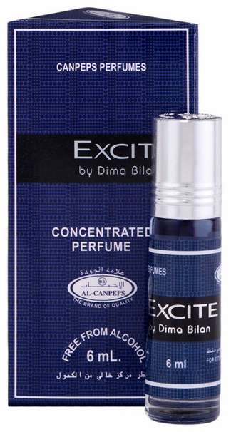 EXCITE Excite by Dima Bilan парфюмерное масло 6 мл, для мужчин