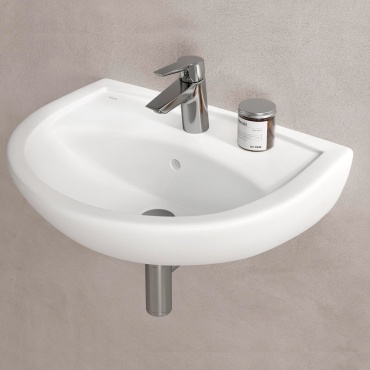 Раковина Norm 6894B099-1776 подвесная овальная 55х41 см, фарфор