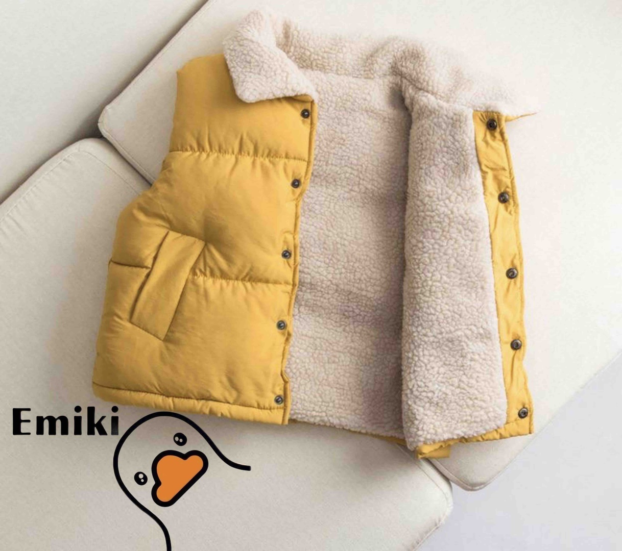 Жилет Emiki желтый