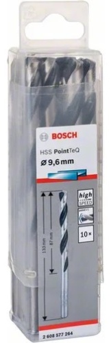 Bosch спиральное 2608577264 9.6 мм, 10 шт.