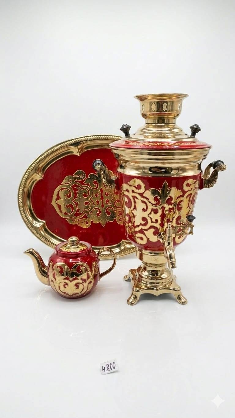 Самовар Tandyr_754761526 4 л, латунь