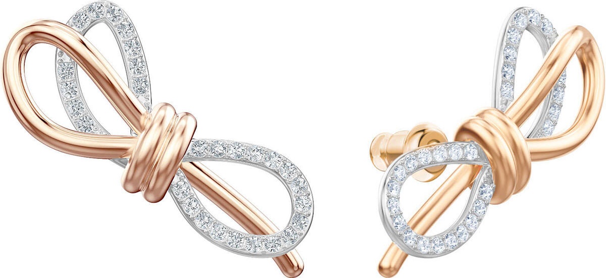 Серьги Swarovski бижутерный сплав, кристаллы Swarovski