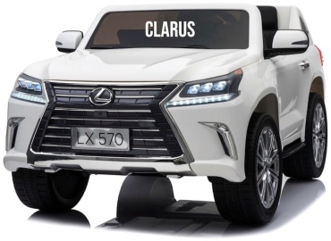 Clarus Детский электромобиль Lexus LX 570 белый