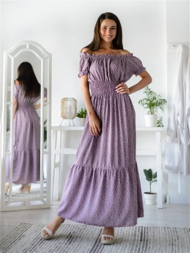 Платье Samirini фиолетовый