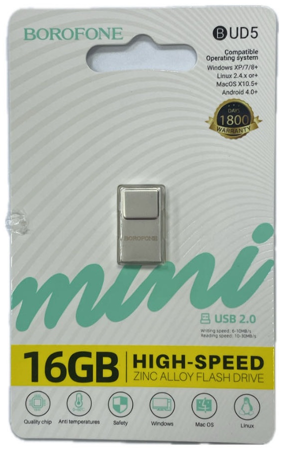 Карта памяти Borofone TransFlash Bud5 16 Гб