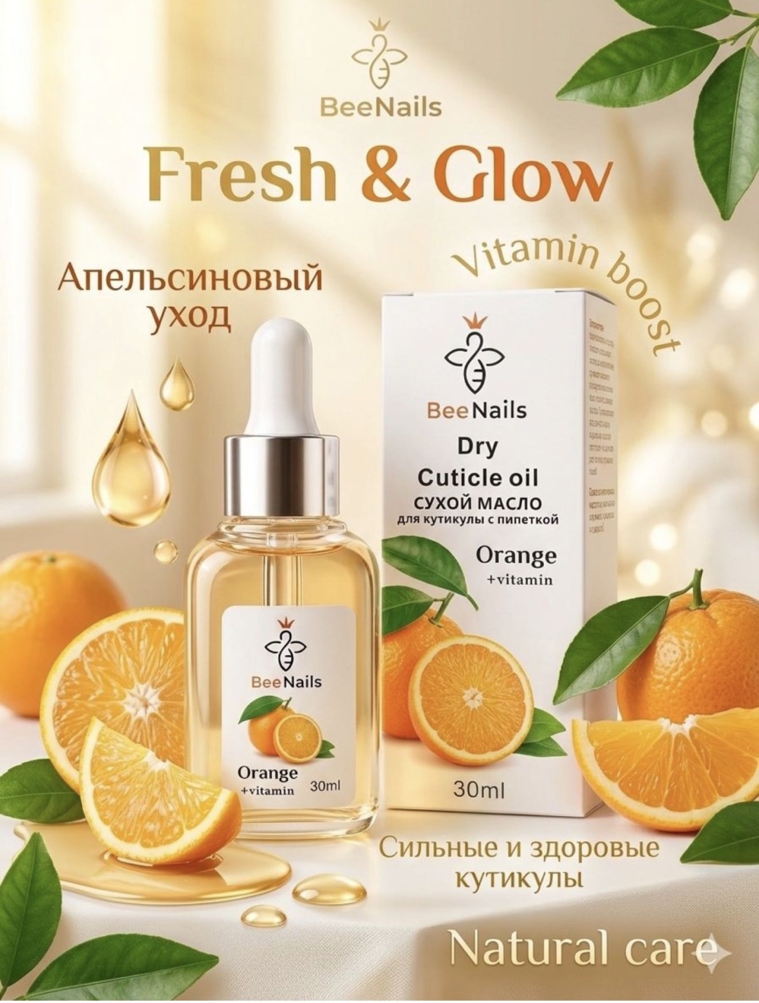 BeeNails масло Orange 30 мл