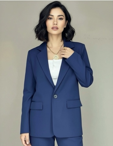 Пиджак Aliya fashion темно-синий