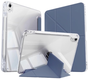 Чехол для Apple iPad 11 A16 (2025), iPad (2022) 10.9 дюйм прозрачный, сиреневый