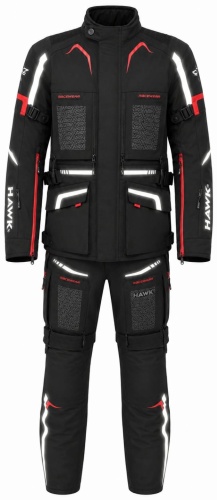 Hawk Moto EXPLORER SUIT BLACK/RED черный, красный 54