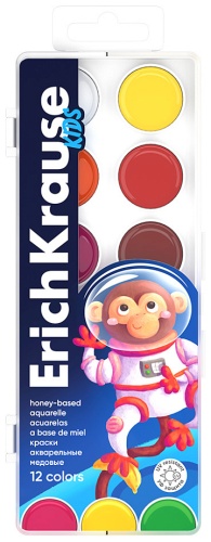 Краски 12цв Kids Space Animals EK61360