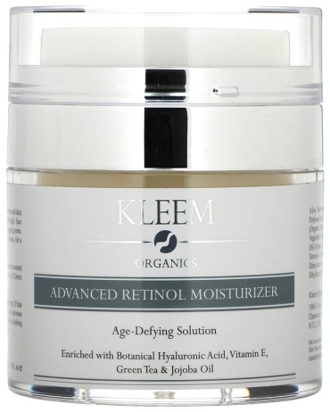 Kleem Organics крем улучшенный увлажняющий крем с ретинолом, антивозрастное средство, 50 мл для лица 50 мл