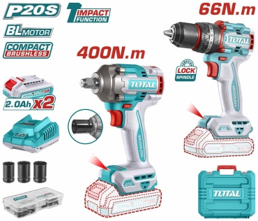 Наборы электроинструментов Total TCKLI20275 2 в 1