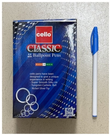 Ручка шариковая Cello CLASSIC 50 шт, 0.7 мм, цвет чернил синий