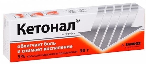 КЕТОНАЛ 5% 30г крем д/нар прим