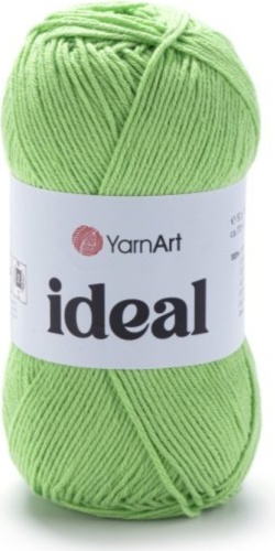 Моток YarnArt Ideal cotton Идеал хлопок 226 зеленый 170 м 50 г