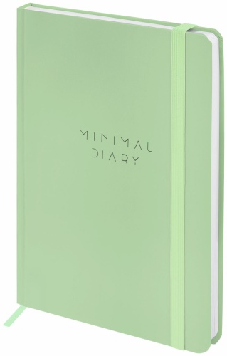Ежедневник Brauberg Minimal, A5, 160 л, зеленый