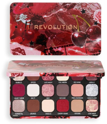 REVOLUTION тени прессованные Cherry Rebel Red