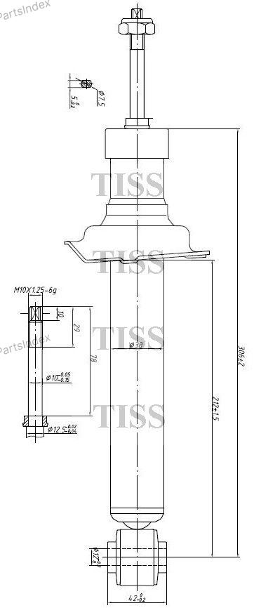 Амортизатор JD задний JAA0067 1 шт