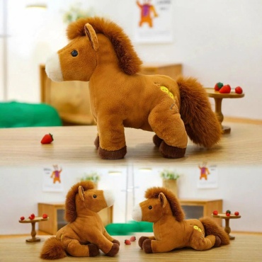 Мягкая игрушка 0457 Toys лошадь, 25 см