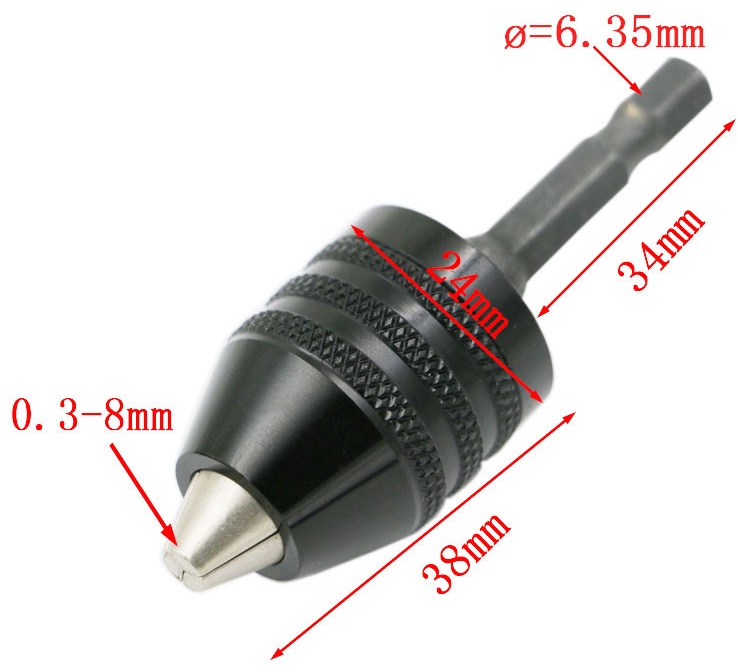 Патрон Быстрозажимной P03/8mm 1/4