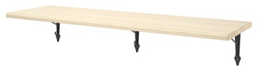Полка IKEA TRANHULT / KROKSHULT 093.363.24, 120х30x1 см, мультиколор