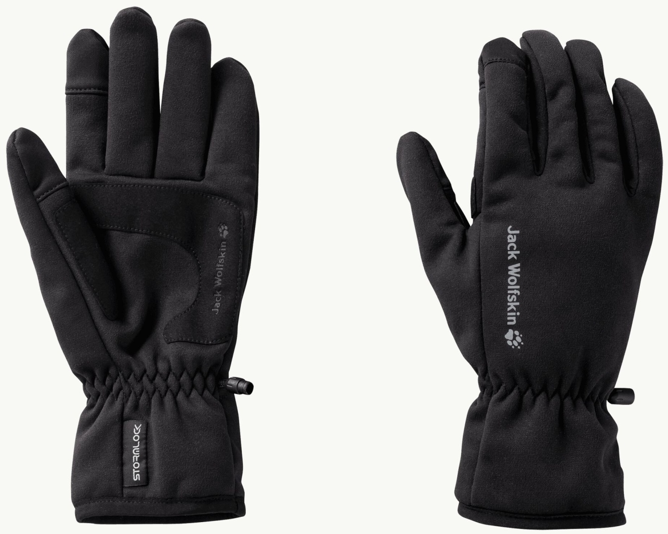 Перчатки Jack Wolfskin размер 7 черный