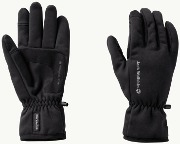 Перчатки Jack Wolfskin размер 7 черный