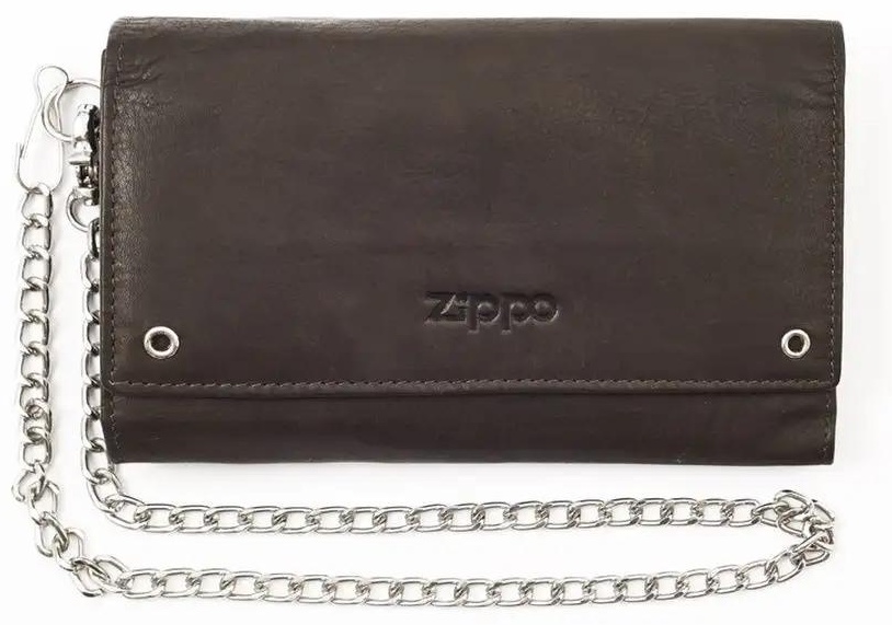 Комплект Zippo натуральная кожа коричневый