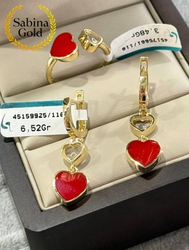 Sabina Gold KMP-SBN-1242 вес 9.97 г золото, эмаль
