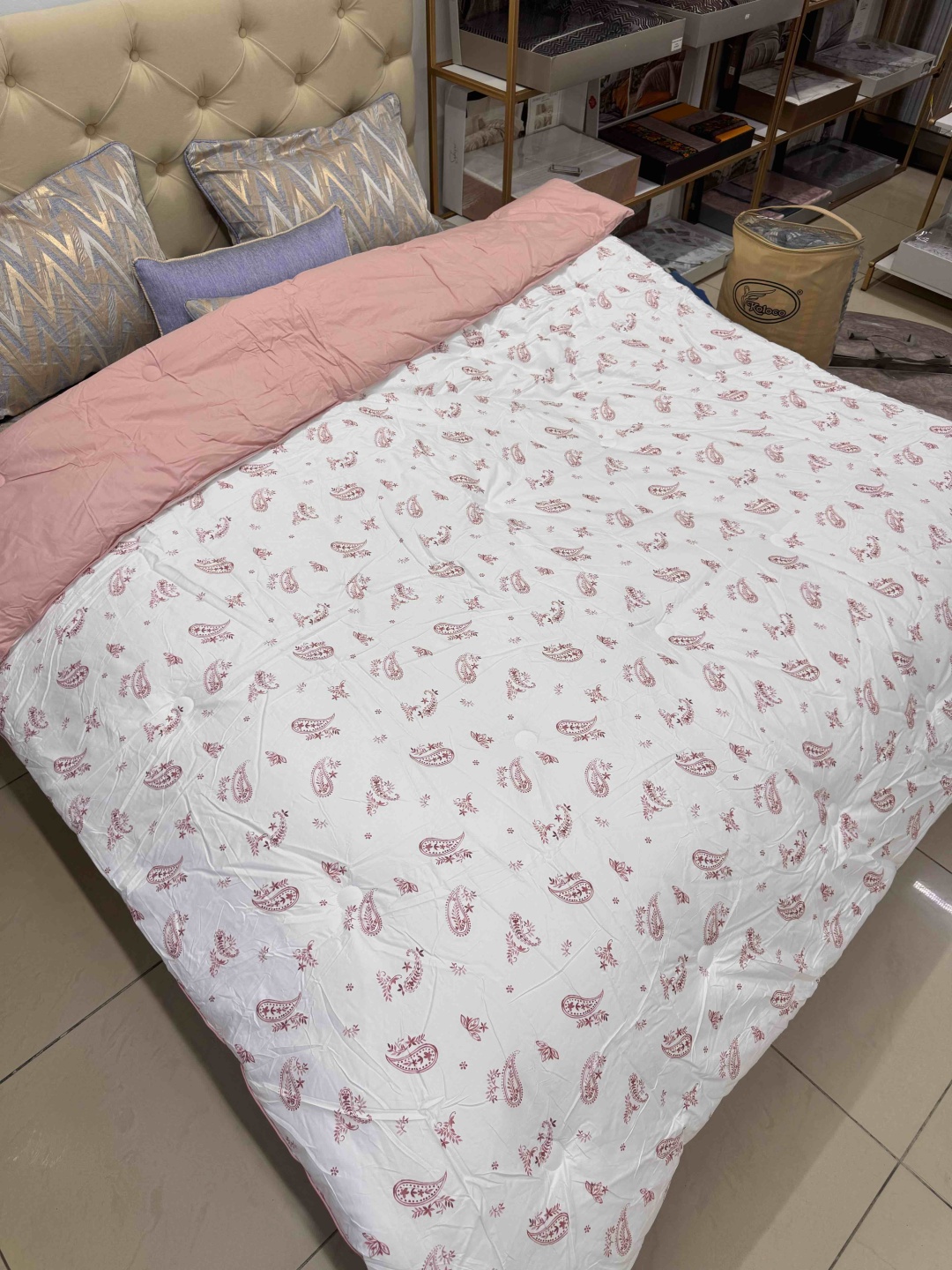 КОМПАС корпе 200x230 см, пух искусственный, мультиколор