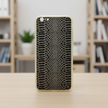 Чехол Green для Apple iPhone 6 Plus черно-серый
